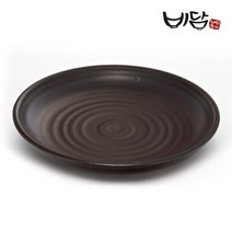 산소담은 숨쉬는 비담옹기 접시(대), 단품, 1개