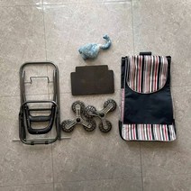 캠핑 카트 트레일러 웨건 접이식 왜건 트롤리 식료품 쇼핑 계단 등반 홈 수하물 휴대용, [02] B