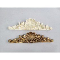 쉐비블랑체 앤틱 몰딩 가구 소품 diy 벽장식 데코 셀프 인테리어 장식문양, 골드