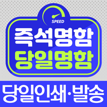즉석명함 당일명함 소량명함/10장부터 인쇄/당일발송/당일 방문수령, 스타드림, 단면, 20장