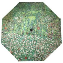 대형 파라솔 야외 테라스 비치 캠핑 구스타프 클림트 유화 우산 파라솔 비 태양 보호 여성 자동 세 접는, 01 CHINA, 24 Item 24