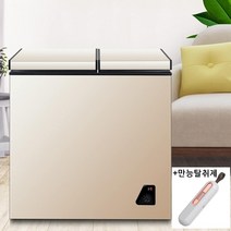 소형김치냉장고 작은 김치냉장고 양문형 78L +만능탈취제 포함, 골드+만능탈취제