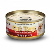 캣토리 고양이 캔 참치닭고기 80g.캣토리, 상세설명 참조