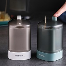 업소용 자동 이쑤시개 디스펜서 통 1pc 크리 에이 티브 팝업 홀더 휴대용 홀더 컨테이너 레스토랑 홈 테이블 보관 상자 2, 04