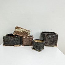 루아데코 울긋불긋 벽돌 직사각화분 정사각화분 미니화분 다육 선인장화분, 대, 정사각