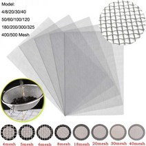 와이어메쉬 4-500Mesh 짠 와이어 고 Stainles 철강 스크리닝 필터 시트 stainles 마이크론 여러 크기를 사용할 수138437, 30x90cm, 100