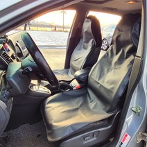 미니멀카 차량용 인조가죽 방수 시트보호 커버, 인조가죽 앞좌석1P