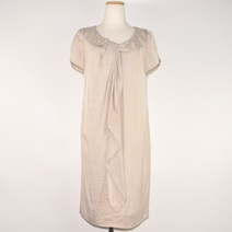 2974.데코 DECO 주름장식 프릴 반팔원피스/정품/여성