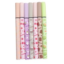 Pealy 아이라이너 펄 아이라이너 과일 포장 8색, 01*2, 1개