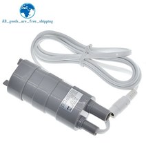 수도모터 dc 12v 600lh 고압 dc 잠수정 워터 펌프 어댑터 5 5x2 1 있는, 없음