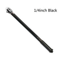 1/4 3/8 1/2inch Square Drive Torque Wrench Accuracy 3% Auto Tire Precise Ratchet Bike Repair Hand To, 01 Black A