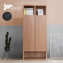 하원가구 플렉스 스테이 840_L 인테리어 도어 책장, 아카시아