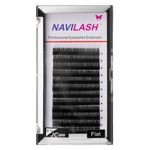 미성메탈 인조속눈썹 납작모 JC컬 8MM (굵기 0.15), 1박스