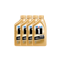 정품 엔진오일 Mobil 1 모빌원 골드 0w40 1L 디젤 가솔린 국산차 수입차 고급차, 4개