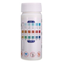 리트머스종이 ph 측정기 시험지 3in 1 다목적 테스트 스트립 테스터 50 개 무료 염소 브롬산 PH 값 수영, 한개옵션0