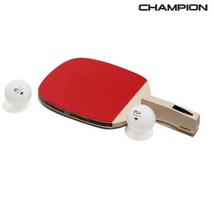 탁구 초보 입문자용 손쉬운 참피온 탁구라켓(펜홀더형) 남성 스포츠 라바