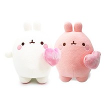 몰랑 몰랑이 뽀송 애착인형 2종 25cm, 몰랑 뽀송 핑크 25cm
