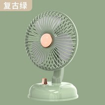 탁상용 80년대 레트로선풍기 엔틱 책상 테이블 소형 유선 선풍기 미니 올드 사무실 감성, 빈티지 그린