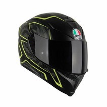 AGV 헬멧 K-5 SV TORNADO BLACK YELLOW ELUO, S