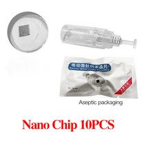 가정용리프팅 피부 탄력 나노 마이크로니들 테라피 시스템 RF 주입 MTS 메소 건 얼굴 피부 관리 메조건 피, 03 10pcs nano