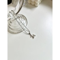 써지컬스틸 벌룬 푸들 쌀알 체인목걸이