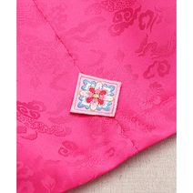 릴리패브릭 41-408 한복 4각자수장식 함초롱_핑크