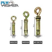 앙카볼트 중부하 작업용 아이 가 있는 콘크리트 확장 실드 앵커 7, M8X60  5PCS