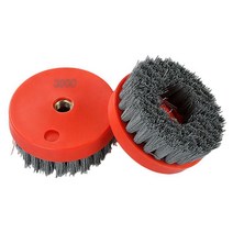 대리석연마4인치 110mm 연마 와이어 나일론 컵 브러시 1 개 돌 대리석 화강암 금속 목재 청소 앤티크, 02 46_02 M16