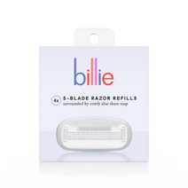 2세트Billie 면도기 리필 5개 블레이드 - 4개입 573668, 한개옵션0