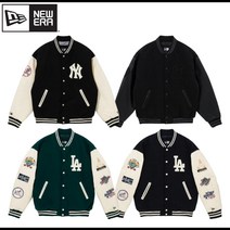 2024 F/W 뉴에라 야구점퍼 MLB V-JKT 남녀공용 바시티 재킷