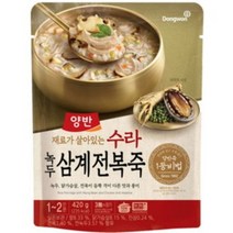 양반 수라 녹두삼계전복죽, 420g, 15개