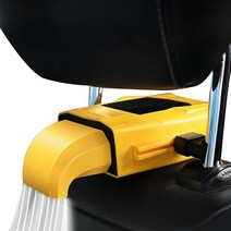 위성안테나 지상파 안태나 차량용 수신기 자동차 뒷좌석 환풍기 USB 청정기 에어컨 실내 환기 환기 장, 02 Yellow