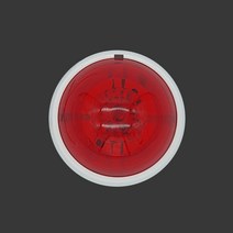 LED 소화전함 원형 표시등 화재예방용품 적색경보등, 10개