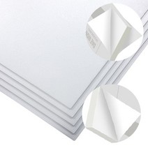 대원 우드보드 백색 원단보드 우드락 보드롱 60X90 44X59 29X44, 3-2.원단양면접착(44x59) 5mm, 2장