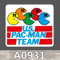 어가네닷컴 리폼 방수 스티커 노트북 자전거 오토바이 리폼 DIY 스티커 꾸미기, A931 - U.S. PAC - MAN TEAM