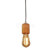 하이전구 원목 펜던트조명 모갈, 포커스LED COB A6 3.5W 2700K