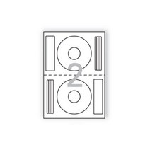 CD DVD용라벨 IJ-3642P 100매 한국폼텍, 없음