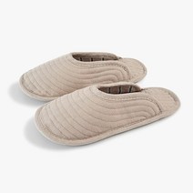 면슬리퍼 막힘형 거실화 천슬리퍼 실내화 층간소음 어린이집 유치원 보육교사, 베이지, 1개
