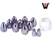 프라즈마 노즐 전극 팁 P80 플라즈마 절단 용접기 접촉식 세라믹 쉴드캡 토치 용접, +선택3 P80 [프라즈마 노즐 접촉식 1.8파이]