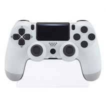 eXtremeRate ps4에 대응용 컨트롤러 스탠드 ps4에 대응할 수 있고 ps4 Slim에 대응할 수 있고 ps4 Pro에 대응할 수 있는 게임 패드 액세서리 데스크 홀더 고무 패드 첨부. 컨트롤러는 포함되어 있지 않습니다. [화이트]
