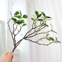 [바보사랑] 이너스 조화 모과나무 가지 대 1P, 상세 설명 참조