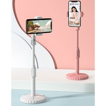 360도 회전 휴대폰브라켓 휴대폰고정 핸드폰브라켓 360도회전 각도조절 스탠드타입 사진촬영 휴대폰클립 핸드폰고정클립, 블랙