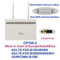 4G 와이파이 라우터 무선 모뎀 와이파이 Sim 카드 LTE CPE 모바일 핫스팟 외부 안테나 와이파이 커버리지 외부 IP 카메라 용