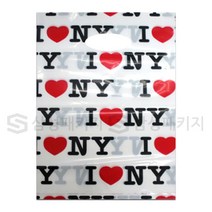 PE링 봉투 아이러브 뉴욕, 25x35