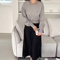 [세인트이브] AR058 주름시보리 허리밴딩 예쁜 롱원피스