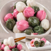 굳지않는 삼색 꿀떡 8kg 아이간식 생일떡 잔치떡 행사떡