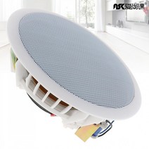 벽걸이 천장 스피커 8W 배경 음악 시스템 3D 스테레오 사운드 Hifi 사운드바 TV 공용 방송 라우드스피커