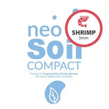 네오 컴팩트 쉬림프 소일 3mm 3L-새우 수초 바닥재, 없음