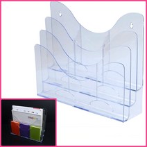 뉴리웹 3단 브로셔꽂이 카탈로그진열대 카달로그스탠드 홍보물꽂이