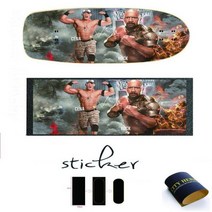 WWE1 시리즈 전기 스쿠터 그립 테이프 스케이트 보드 스티커 거친 사포 미끄럼 방지 84x23cm 사용자 정의 패턴 허용, WWE19